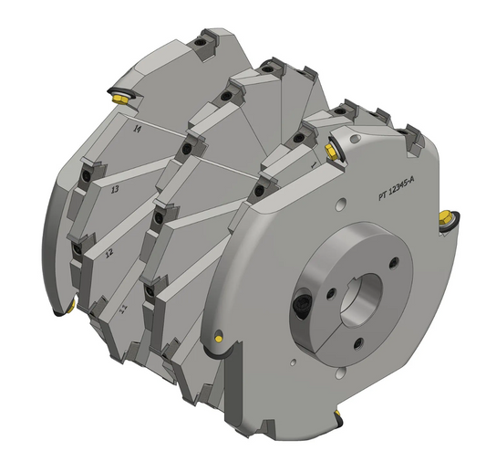 9" INDEXABLE NOTCHING HEAD ASS.